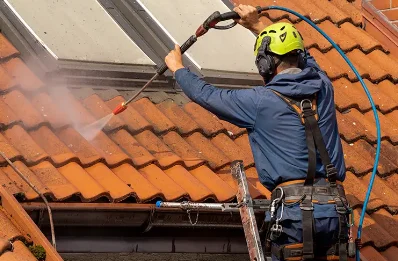 Démoussage et hydrofuge de toiture à Orgeix